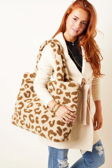 sac fourre-tout teddy borg Beige Polyester h5 Image2